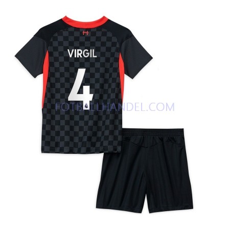 Barn Fotballdrakter Liverpool Virgil van Dijk 4 Tredje 2020-21 Kortermet